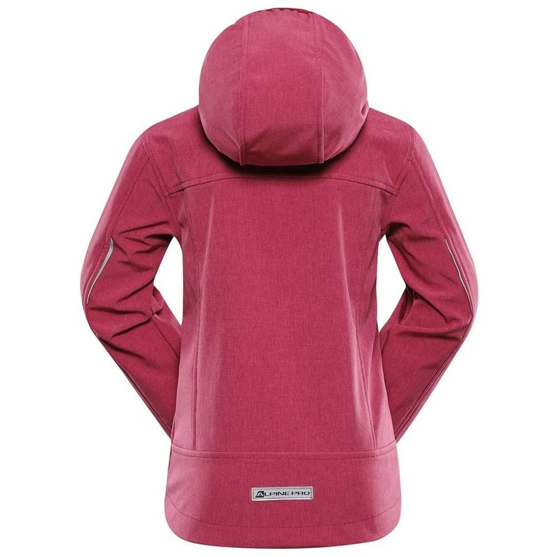 Alpine Pro Girls Omano 2 Softshell Jacket (Raspberry) | Sportpursuit.co