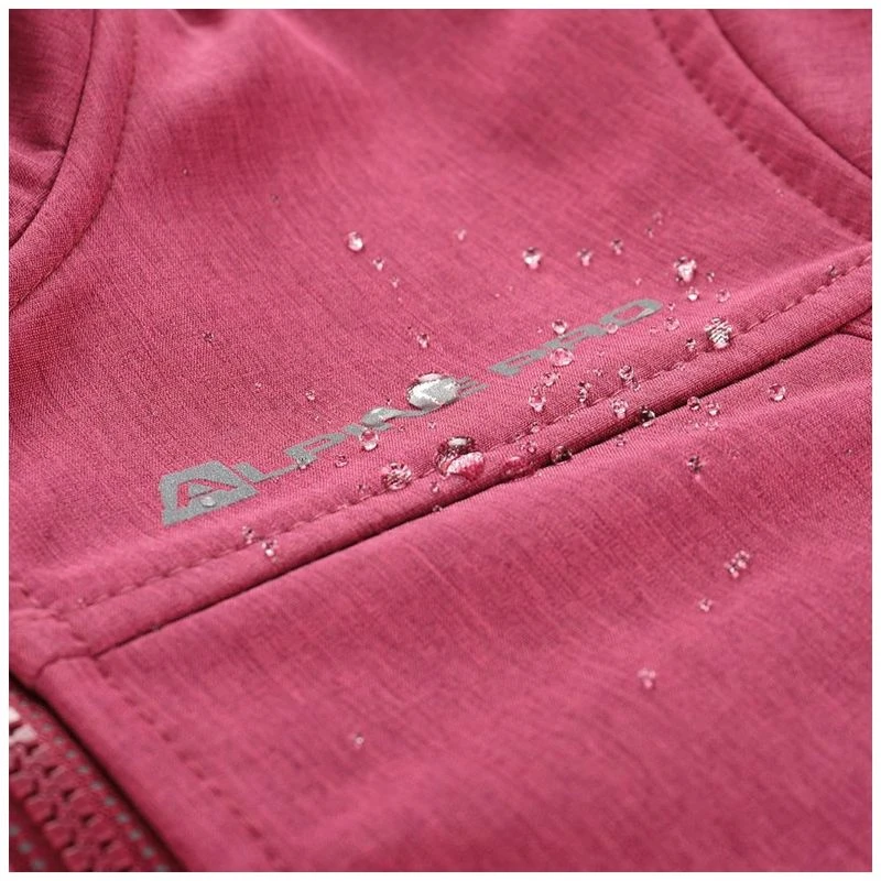 Alpine Pro Girls Omano 2 Softshell Jacket (Raspberry) | Sportpursuit.co