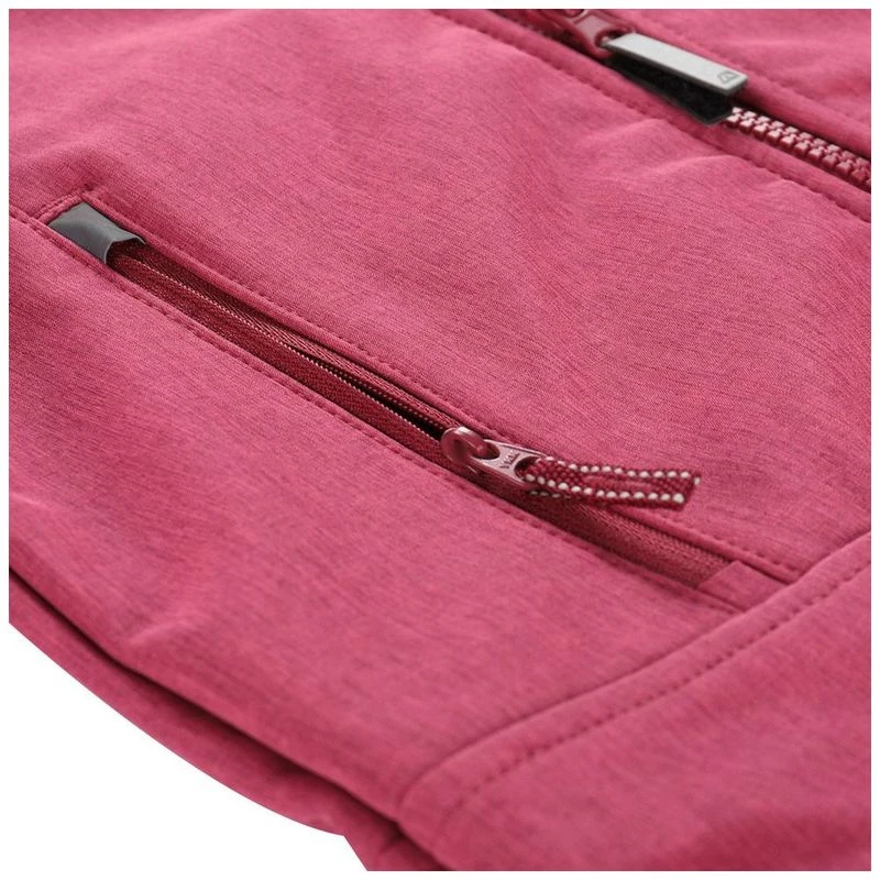 Alpine Pro Girls Omano 2 Softshell Jacket (Raspberry) | Sportpursuit.co