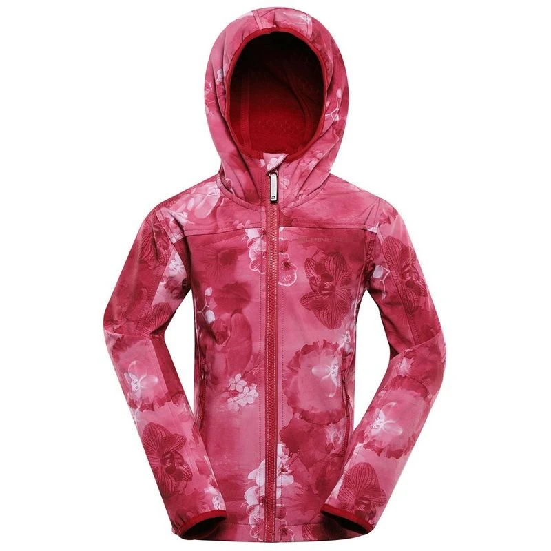 Alpine Pro Girls Hooro Jacket (Red) | Sportpursuit.com