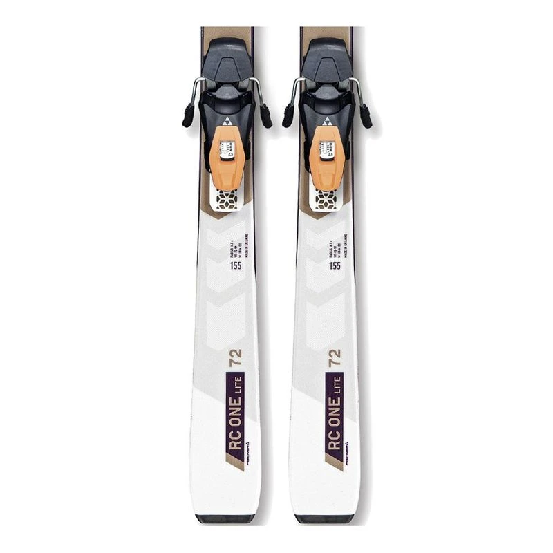 Fischer Womens RC One Lite 73 Alpine Ski Pack (Grey/Orange) | Sportpur