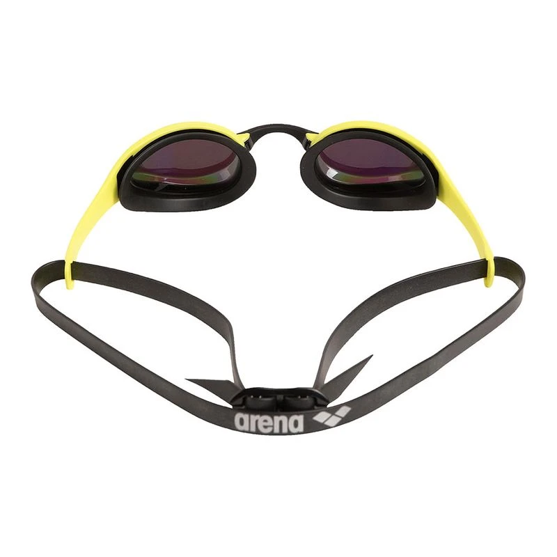 arena Lunettes de Natation - Cobra Ultra Swipe Mirror - Yellow Copper/Blanc