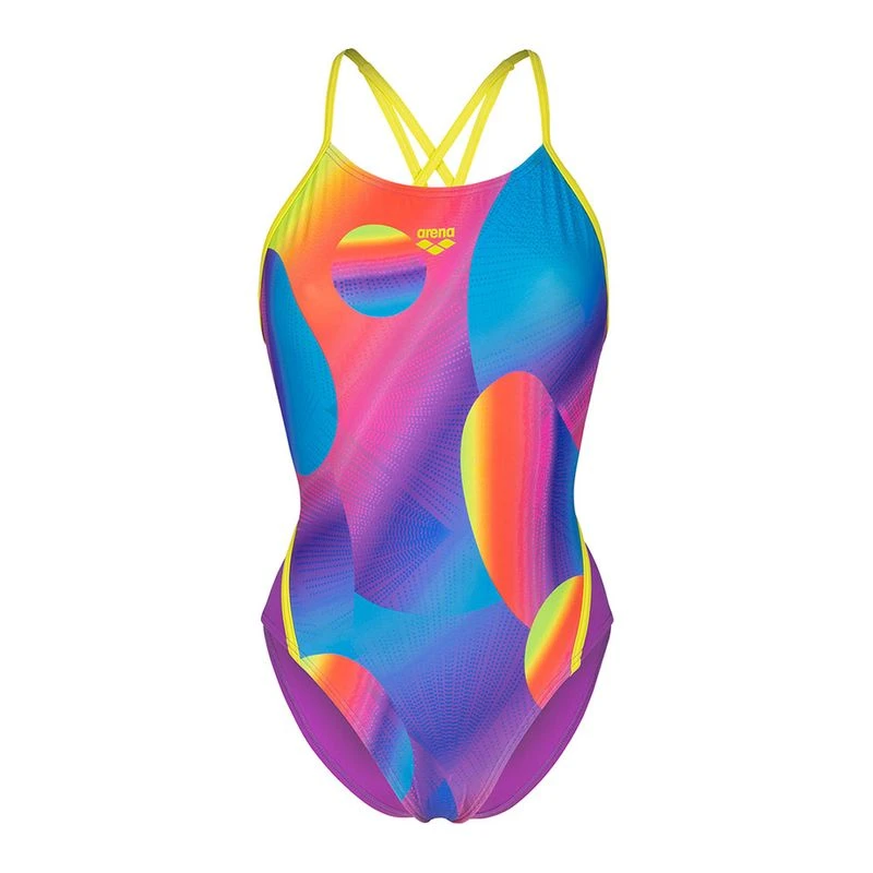 Arena Feel Light Maillot De Bain Une Pièce Fille - Polyester Recyclé, Résistant Chlore