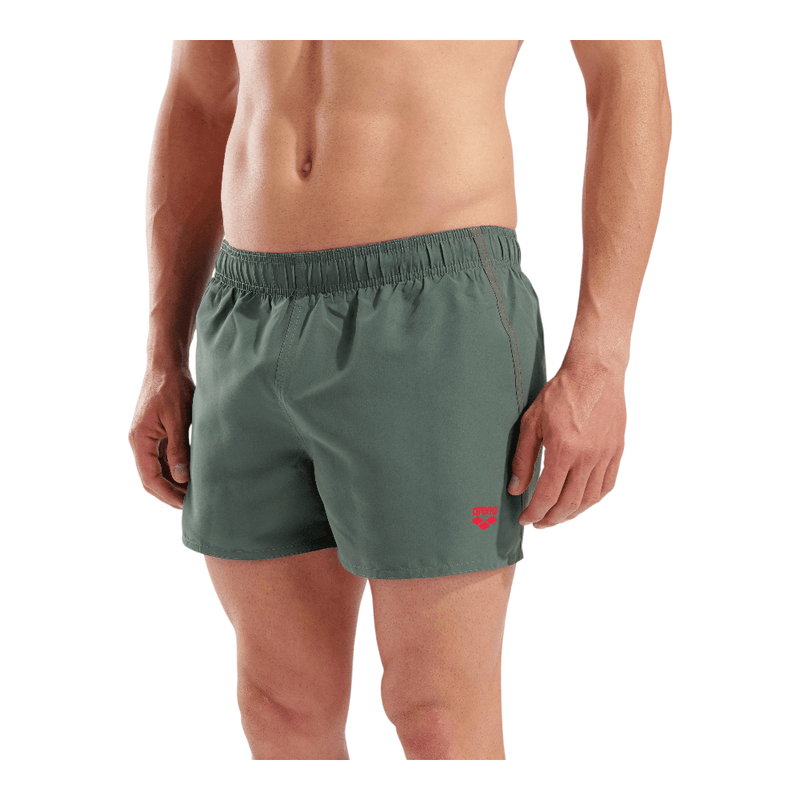 LightningBolt Mens Plain Crane Board Swimwear (Green) | Sportpursuit.c