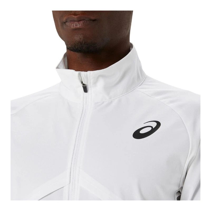 Asics Mens Hybrid Stretch Jacket (White) | Sportpursuit.com