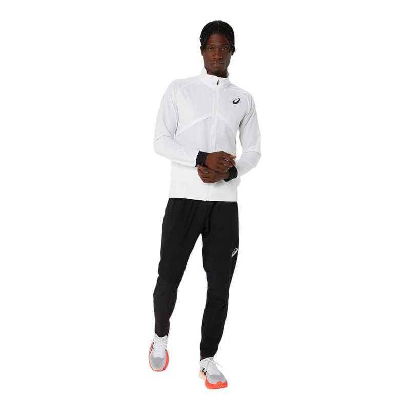 Asics Mens Hybrid Stretch Jacket (White) | Sportpursuit.com
