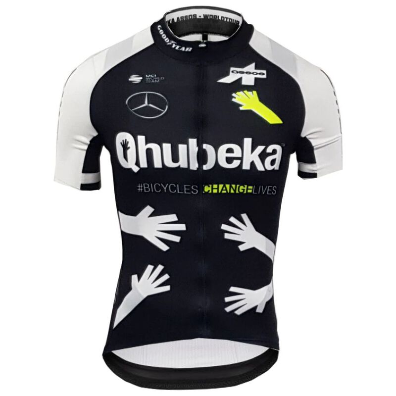 Assos Mens Qhubeka Jersey (Black) | Sportpursuit.com