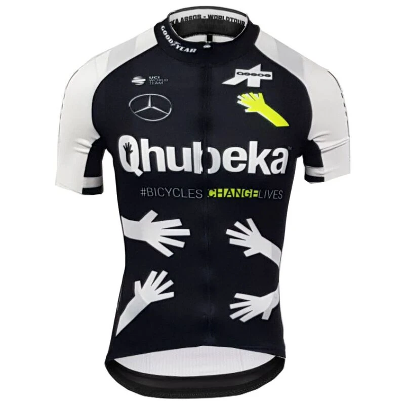 Assos Mens Qhubeka Jersey (Black) | Sportpursuit.com