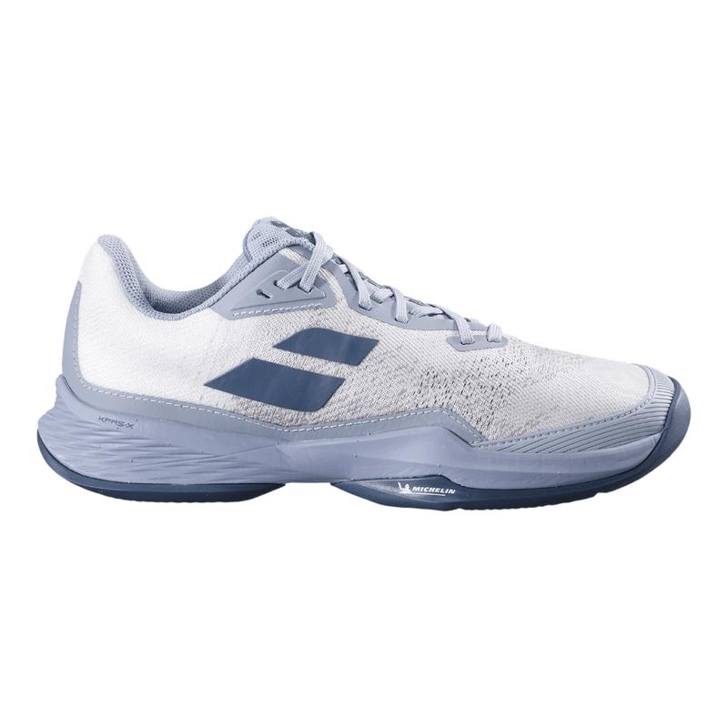 Babolat Mens Jet Mach 3 Hard Court & All Court Tennis Shoes (White/Dar