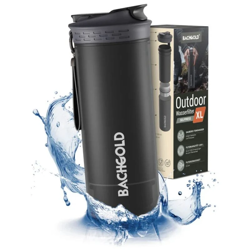 Palack szűrővel Bachgold Selfpress Waterfilter 500 ml fehér (BACHBID650