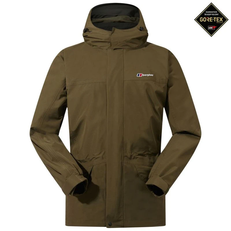 Berghaus Men's Long Cornice InterActive Jacket in Dark Green