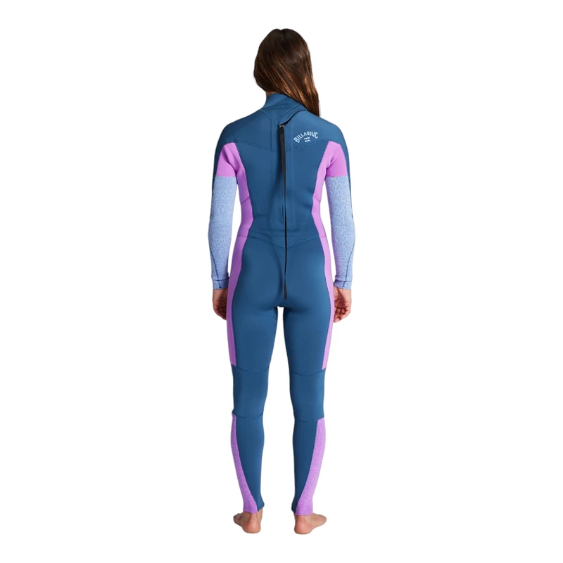 Billabong Womens 3/2mm Synergy CZ Wetsuit (Blue/Deep Sea) | Sportpursu