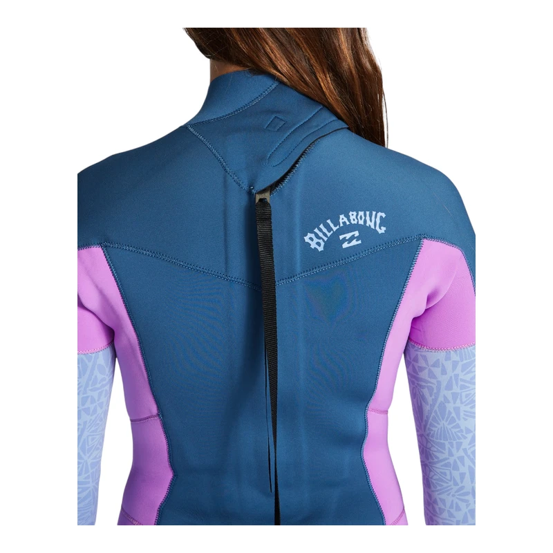 Billabong Womens 3/2mm Synergy BZ Fullsuit (Blue/Deep Sea) | Sportpurs