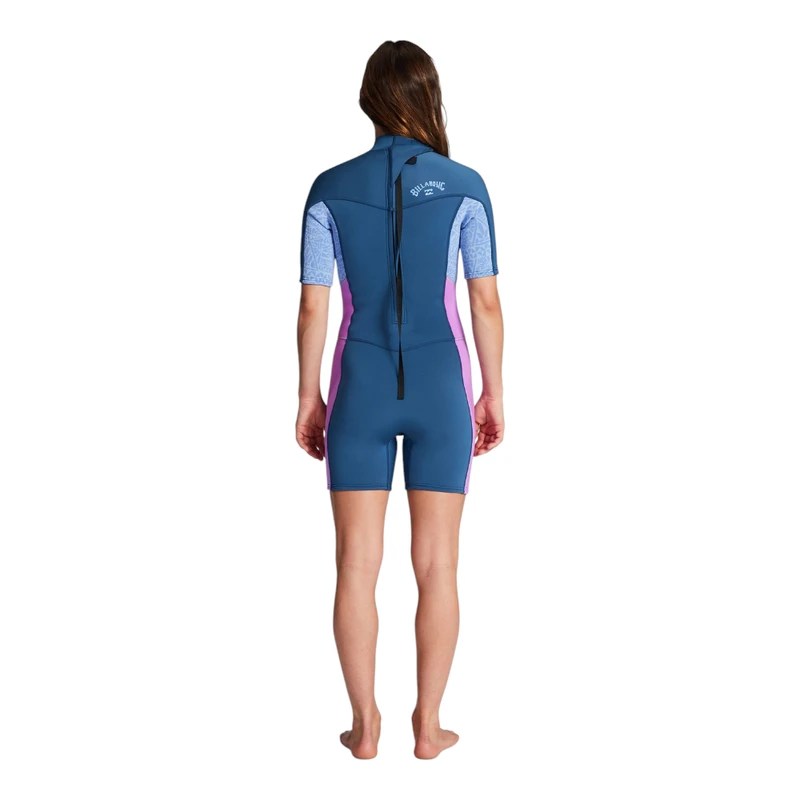 Billabong Womens 2/2mm Synergy BZ Wetsuit (Blue/Deep Sea) | Sportpursu