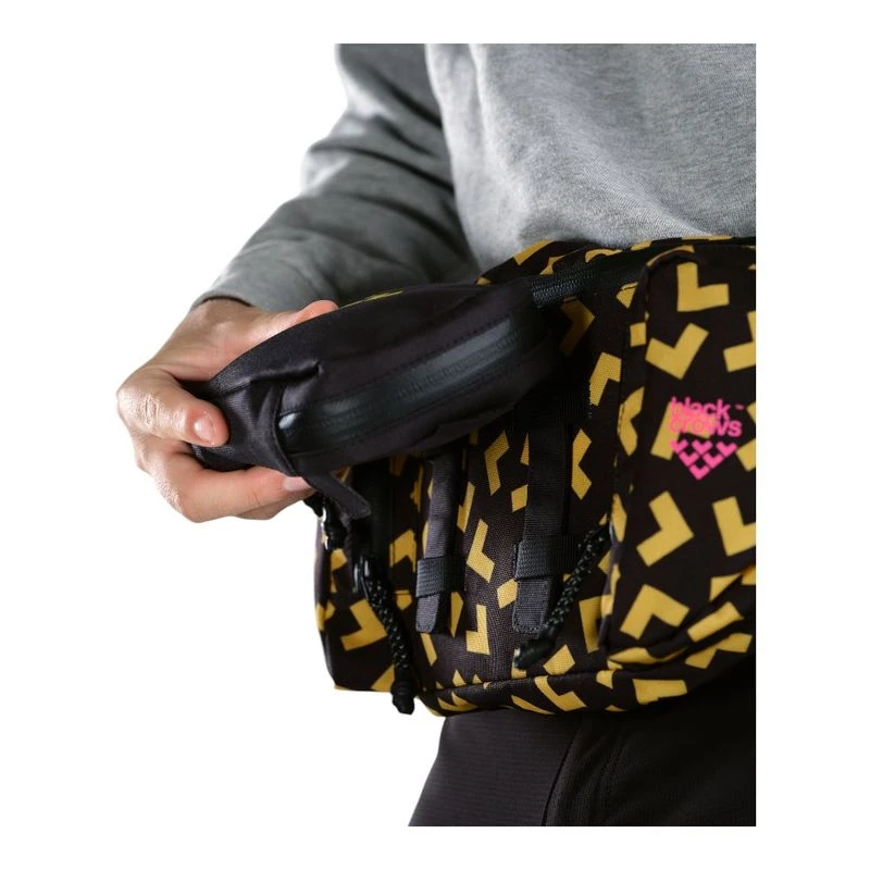 Black Crows Multis Waistbag Waist Bag (Black/Yellow) | Sportpursuit.co