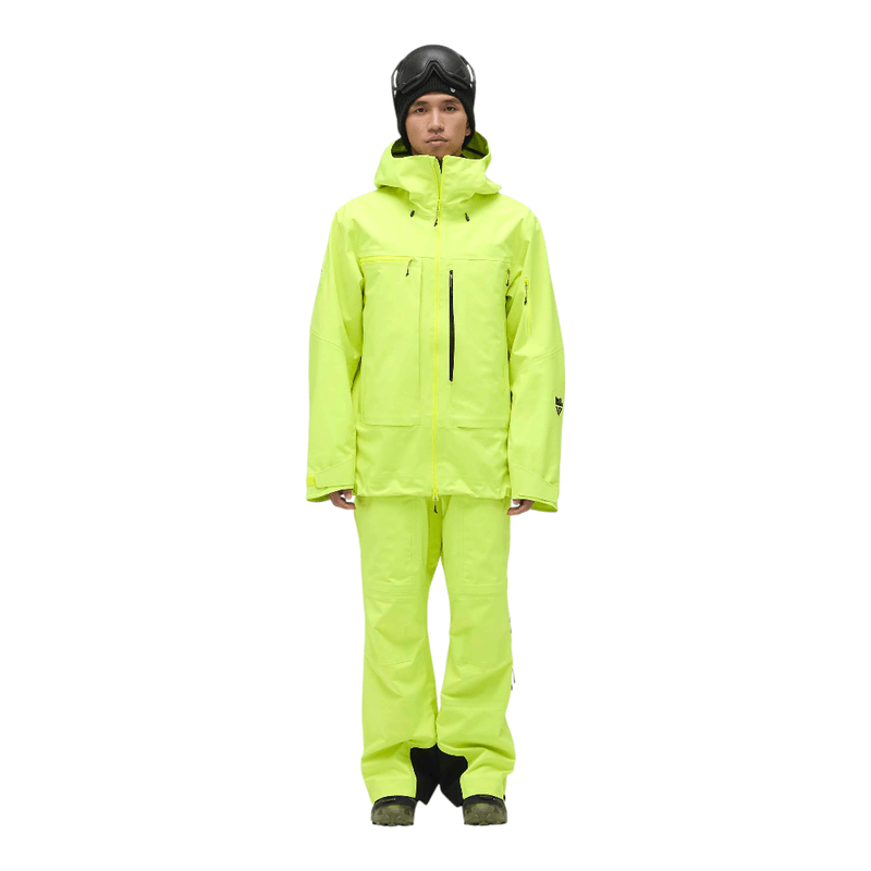 Spyder Mens Jagged GTX Shell Jacket (Yellow) | Sportpursuit.com