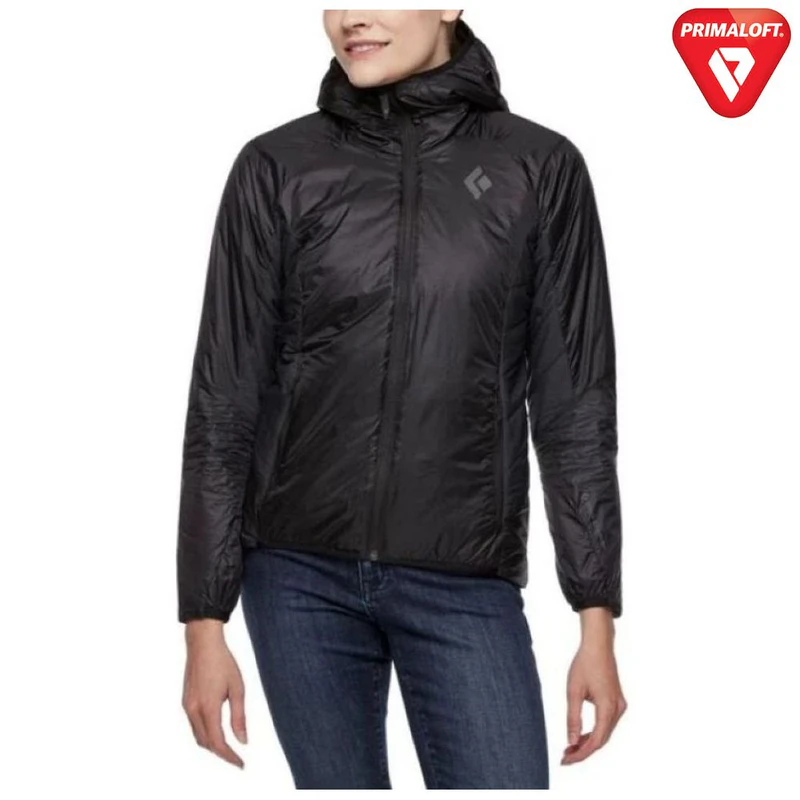 BlackDiamond Womens Vision Hybrid Jacket (Black) | Sportpursuit.com