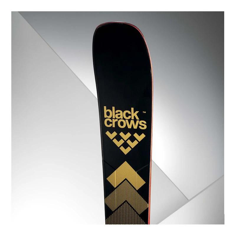 BlackCrows Mens Justis FW 23/24 All Mountain Skis (Black) | Sportpursu