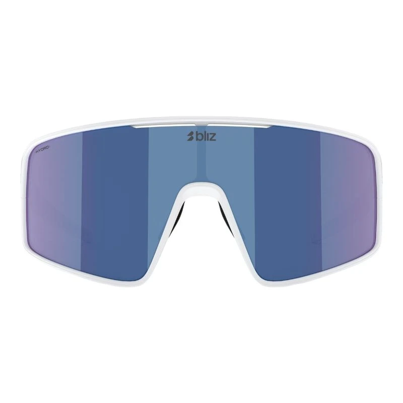 Bliz Lunettes de soleil de sport P001 (White/Grey With Blue Mirror)