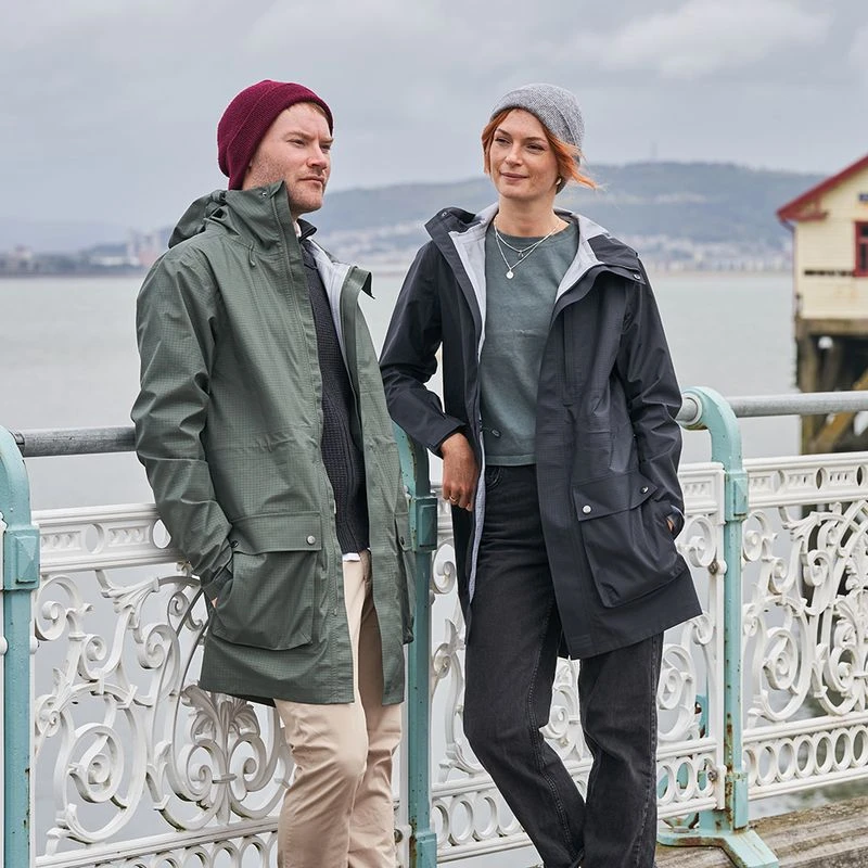 Bolger Womens ALTA 3L Waterproof Fishtail Parka (Midnight) | Sportpurs