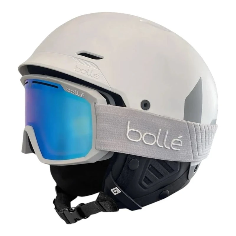 blue snowboard ski helmet white goggles Snow (White) Sky Adventure Products Ruroc RG1 POC Opsin Goggles - Hydrogen
