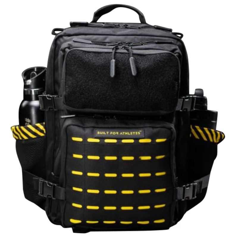 Workout Ruck Sacks Built for Athletes Large Gym Rucksack (Black/Yellow) | Sportpursuit.co