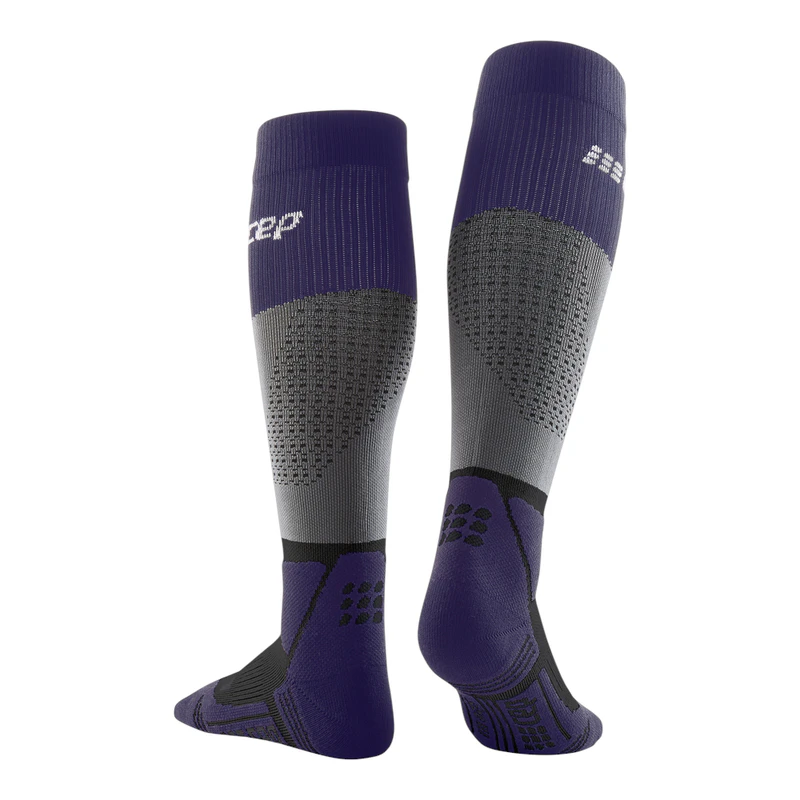 CEP Mens Max Cushion Socks (Grey/Purple) | Sportpursuit.com