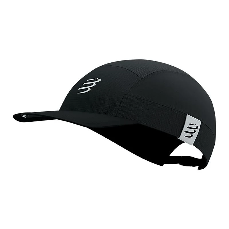 Compressport 5 Panel Light Hat (Black) | Sportpursuit.com