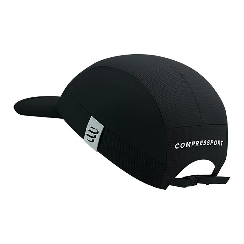 Compressport 5 Panel Light Hat (Black) | Sportpursuit.com