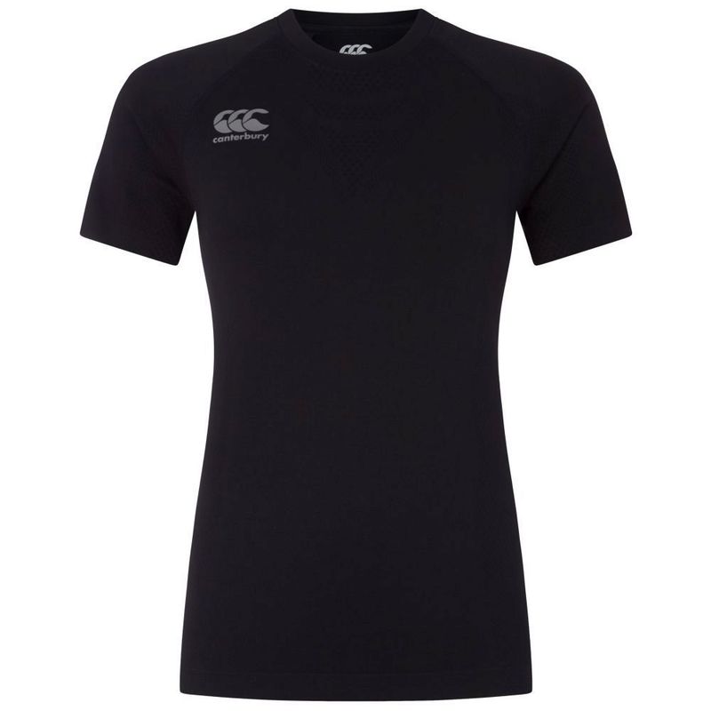 Canterbury Mens Retro Long Sleeve Rugby Jersey (Black) | Sportpursuit.