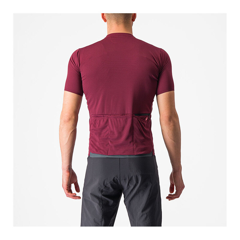 Castelli Mens Unlimited Allroad Jersey (Bordeaux) | Sportpursuit.com