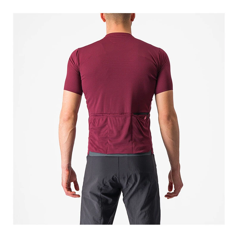 Castelli Mens Unlimited Allroad Jersey (Bordeaux) | Sportpursuit.com