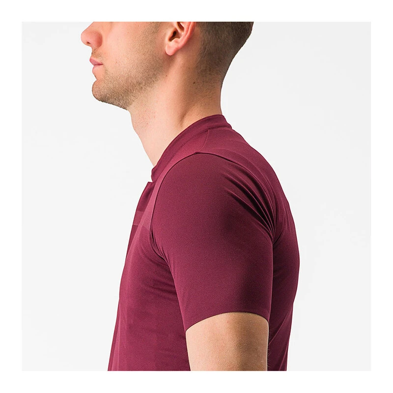 Castelli Mens Unlimited Allroad Jersey (Bordeaux) | Sportpursuit.com