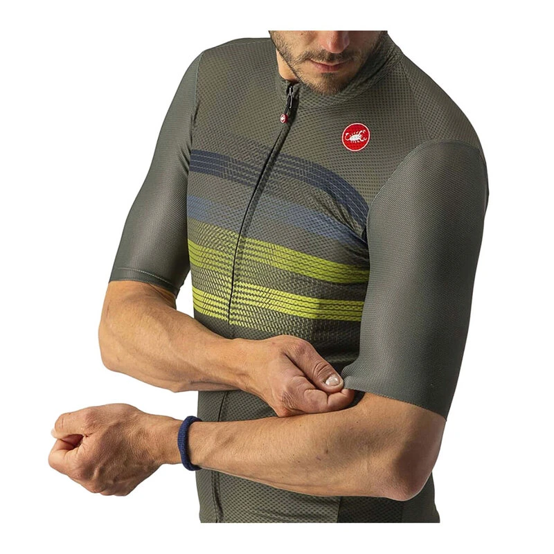 Castelli Mens Endurance Pro Jersey (Green) | Sportpursuit.com