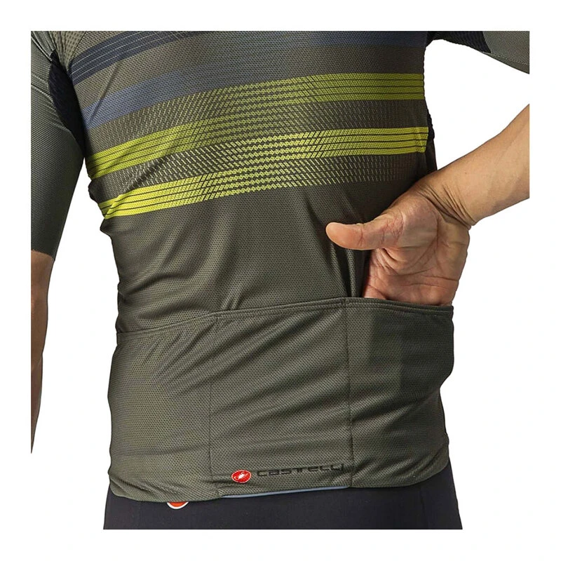 Castelli Mens Endurance Pro Jersey (Green) | Sportpursuit.com