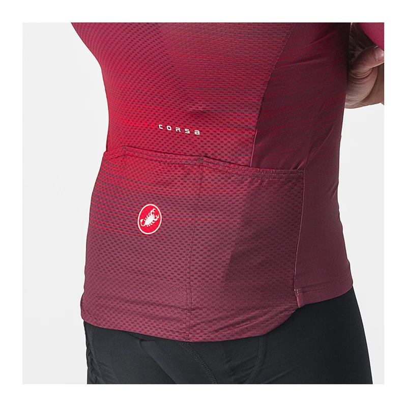 Castelli Mens Aero Race 6.0 Jersey (Burgundy) | Sportpursuit.com