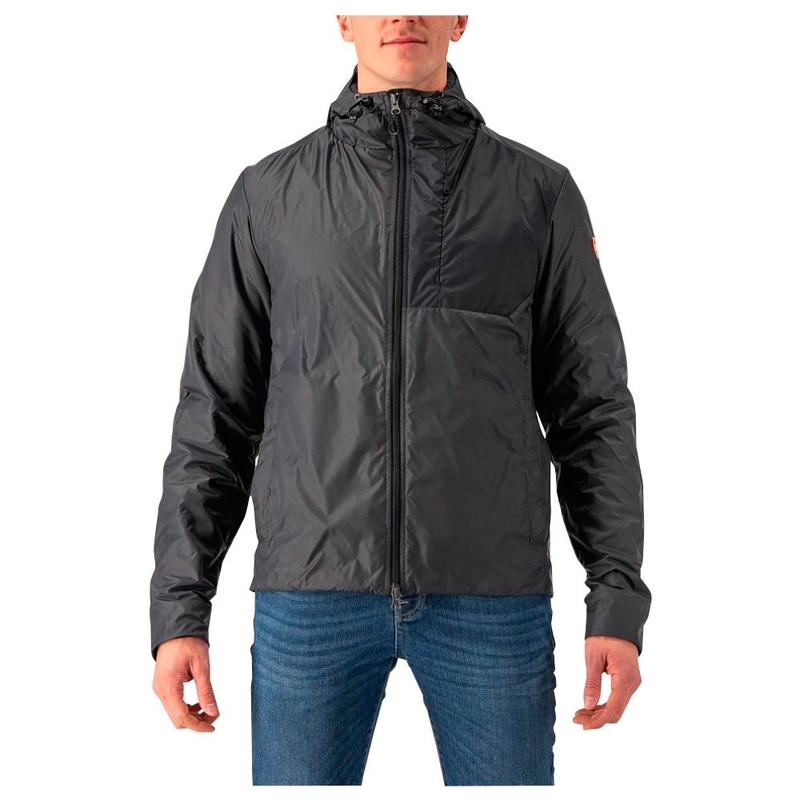 Castelli Mens Transition 2 Jacket (Nickel Gray/Dark Gray/Silver Reflex