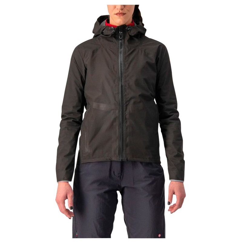 Castelli Mens Transition 2 Jacket (Nickel Gray/Dark Gray/Silver Reflex
