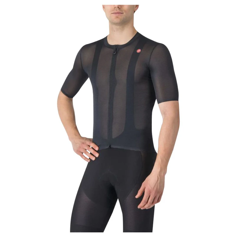 Castelli Mens Superleggera A/C Short Sleeve Cycling Jersey (Light Blac