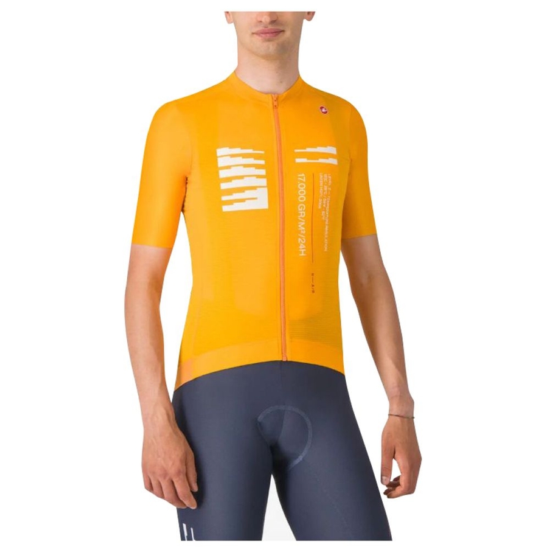 Castelli Mens Gabba RoS Cycling Jersey (Orange) | Sportpursuit.com