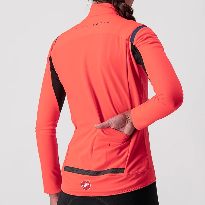 Castelli Womens Perfetto Ros Long Sleeve Jacket (Brilliant Pink) | Spo