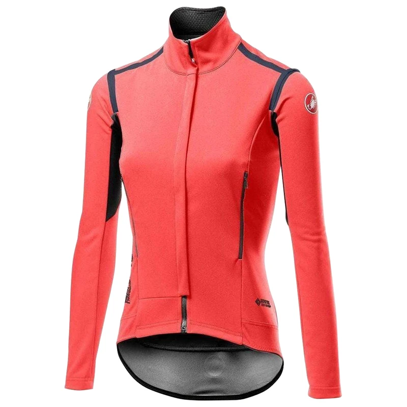 Castelli Womens Perfetto Ros Long Sleeve Jacket (Brilliant Pink) | Spo