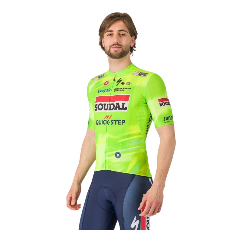 Rapha Mens Pro Team Crit Jersey (Chartreuse/Gecko Yellow) | Sportpursu