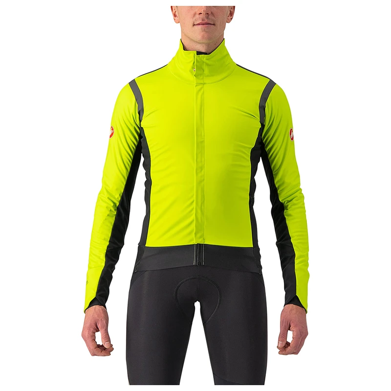 Castelli Mens Alpha Ros 2 Jacket (Electric Lime/Dark Gray/Dark Gray) |