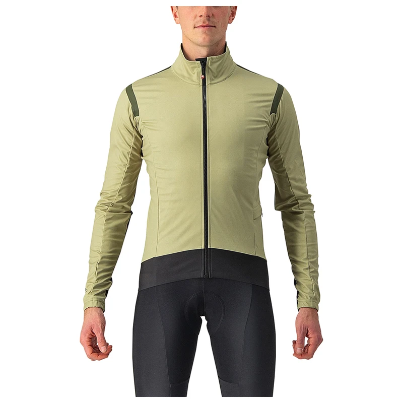 Castelli Mens Alpha Ros 2 Light Jacket (Green Tea/Military Green/Black Castelli Mens Alpha Ros 2 Light Jacket (Green Tea/Military Green/Black