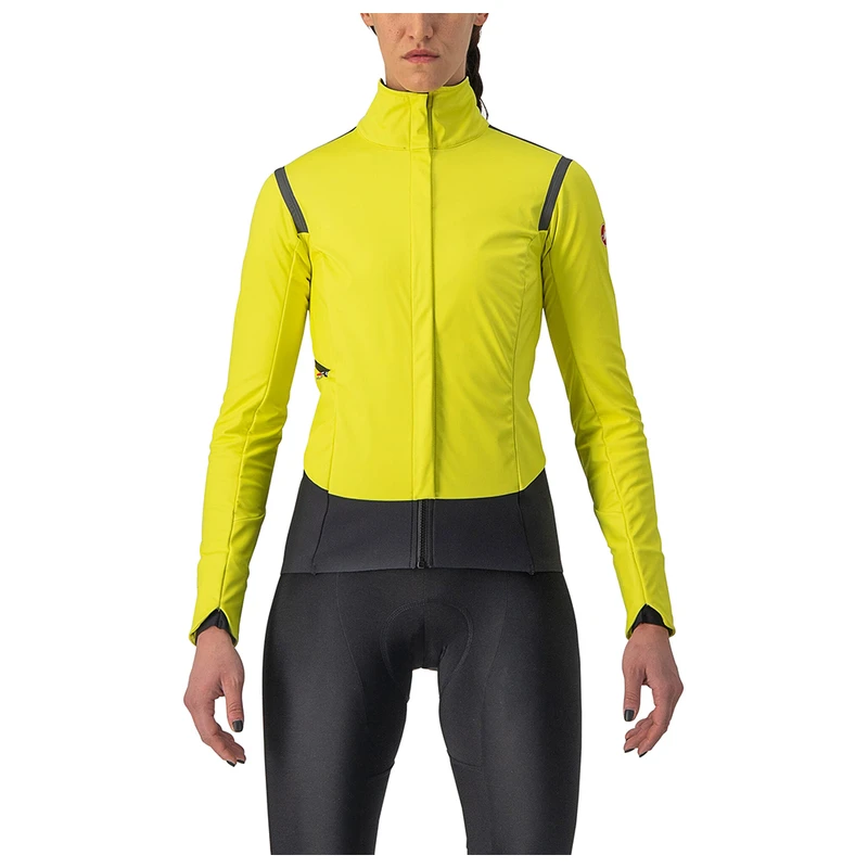 Castelli Womens Alpha Ros 2 Jacket (Brilliant Yellow) | Sportpursuit.c