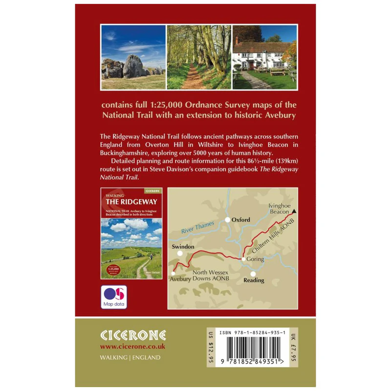 Cicerone The Ridgeway Map Booklet Book | Sportpursuit.com