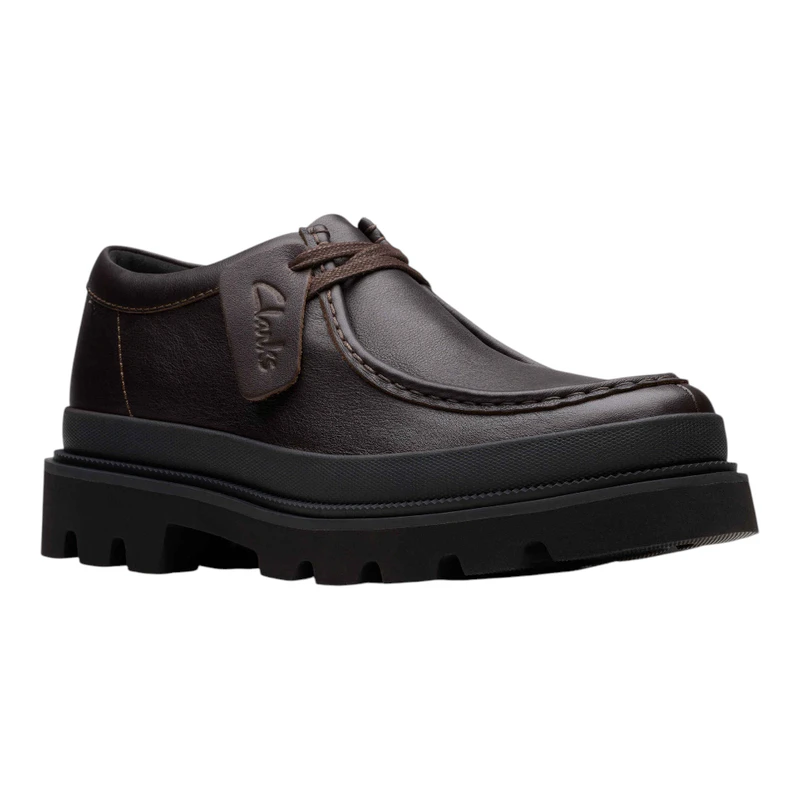 Clarks Mens Badell Seam Casual Shoes (Black) | Sportpursuit.com