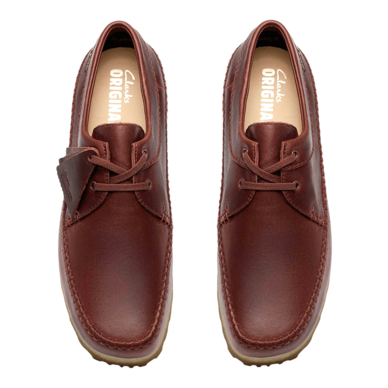 Clarks Mens Weaver GTX RB Casual Shoes (Brown) | Sportpursuit.com