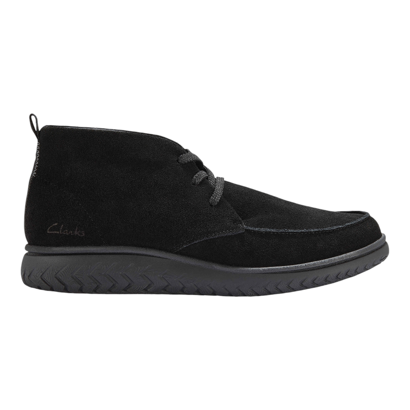 Clarks Mens Badell Seam Casual Shoes (Black) | Sportpursuit.com